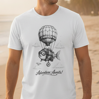 Load image into Gallery viewer, Adventure Awaits Fish Airship Shirt