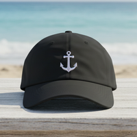 Load image into Gallery viewer, Nautical Anchor Coastal Dad Cap