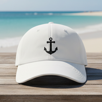 Load image into Gallery viewer, Nautical Anchor Coastal Dad Cap