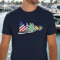 Load image into Gallery viewer, USA 250 Catboat Regatta Shirt