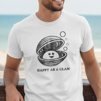 Load image into Gallery viewer, Happy Clam Distressed Beach Tee