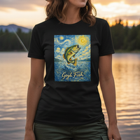 Load image into Gallery viewer, Gogh Fish Bass Fishing Shirt
