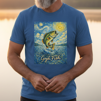 Load image into Gallery viewer, Gogh Fish Bass Fishing Shirt