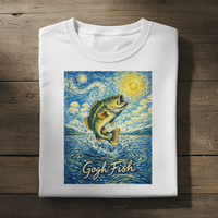 Load image into Gallery viewer, Gogh Fish Bass Fishing Shirt