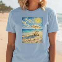 Load image into Gallery viewer, Gogh Outside Coastal Art Beach Shirt