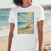 Load image into Gallery viewer, Gogh Outside Coastal Art Beach Shirt