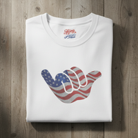 Load image into Gallery viewer, Hang Loose Shirt Patriotic USA Beach Tee