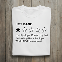 Load image into Gallery viewer, Hot Sand Kids Shirt Funny Beach Review Tee