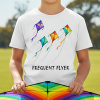 Load image into Gallery viewer, Frequent Flyer Kids Kite Shirt Colorful Summer Tee