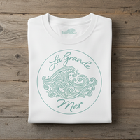 Load image into Gallery viewer, La Grande Mer Ocean Wave Coastal Graphic Tee