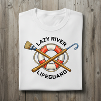 Load image into Gallery viewer, Lazy River Lifeguard Shirt Funny Sarcastic Pool Tee