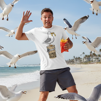 Load image into Gallery viewer, Lord of the Fries Shirt Funny Seagull Beach Tee