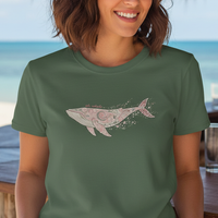 Load image into Gallery viewer, Oh Whale Shirt Coastal Whale Art Tee