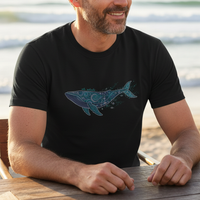 Load image into Gallery viewer, Oh Whale Shirt Coastal Whale Art Tee