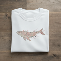 Load image into Gallery viewer, Oh Whale Shirt Coastal Whale Art Tee