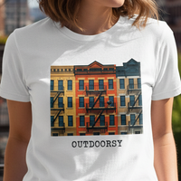 Load image into Gallery viewer, Outdoorsy Shirt Funny City Balcony BBQ Tee