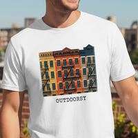 Load image into Gallery viewer, Outdoorsy Shirt Funny City Balcony BBQ Tee