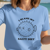 Load image into Gallery viewer, Pufferfish Salty Diet Shirt