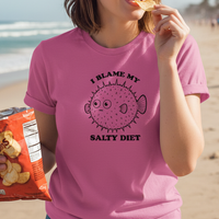 Load image into Gallery viewer, Pufferfish Salty Diet Shirt