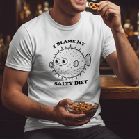 Load image into Gallery viewer, Pufferfish Salty Diet Shirt