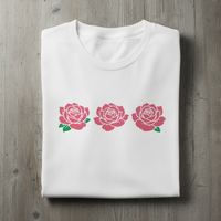 Load image into Gallery viewer, Nantucket Rose Shirt Coastal Floral Women Tee