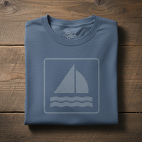 Load image into Gallery viewer, Sailing Shirt Nautical Symbol Distressed Tee