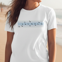 Load image into Gallery viewer, Seagull Flight Minimal Graphic Tee
