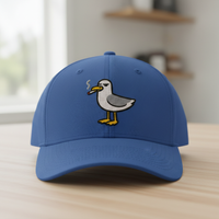Load image into Gallery viewer, Salty Seagull Baseball Hat – Funny Coastal Bird Cap