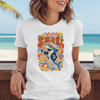 Load image into Gallery viewer, Sharkadelic Psychedelic Groovy Retro Shark Shirt