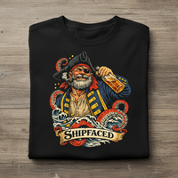 Load image into Gallery viewer, Shipfaced Drunken Sailor Shirt Funny Nautical Graphic Tee