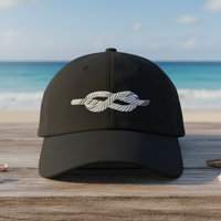 Load image into Gallery viewer, Nautical Figure 8 Knot Sailing Cap