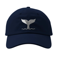 Load image into Gallery viewer, Whale Tail Cap Coastal Embroidered Hat