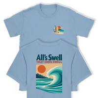 Load image into Gallery viewer, All’s Swell That Ends Swell Surf Shirt