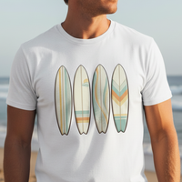 Load image into Gallery viewer, Retro 4 Board Surfboards Shirt
