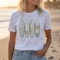 Load image into Gallery viewer, Retro 4 Board Surfboards Shirt
