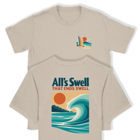 Load image into Gallery viewer, All’s Swell That Ends Swell Surf Shirt